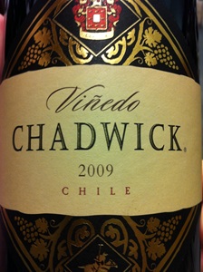 Viñedo Chadwick 2009 by Errázuriz